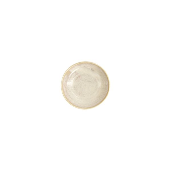 Ovaler Saucenteller Titanium Matte Weiß, Porzellan, 10 × 2,6 cm, Art.-Nr. 20366