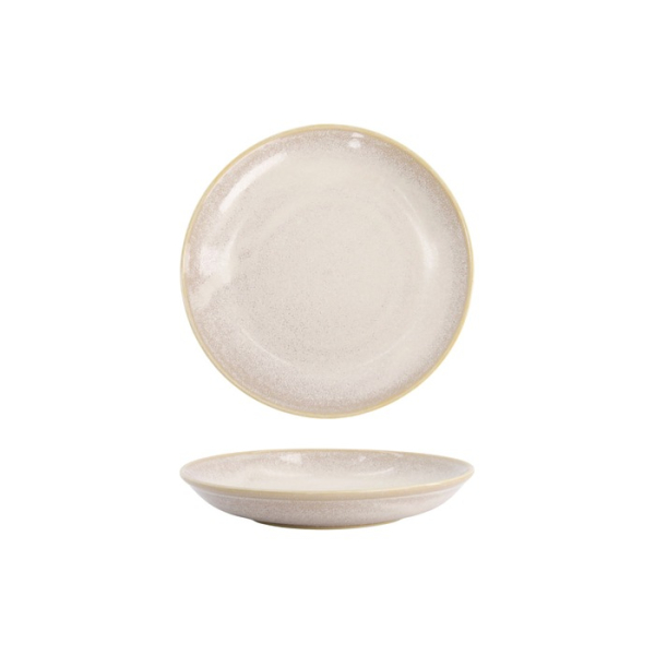 Tokyo Design Studio Plate Titanium Matte White, Porcelain, Ø 16.5 × 2.5 cm