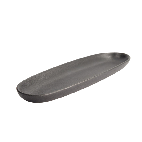 Yuzu Schwarz Platte 30.3x9.5x2.4cm Teller bei g-HoReCa (Bild 4 von 7)