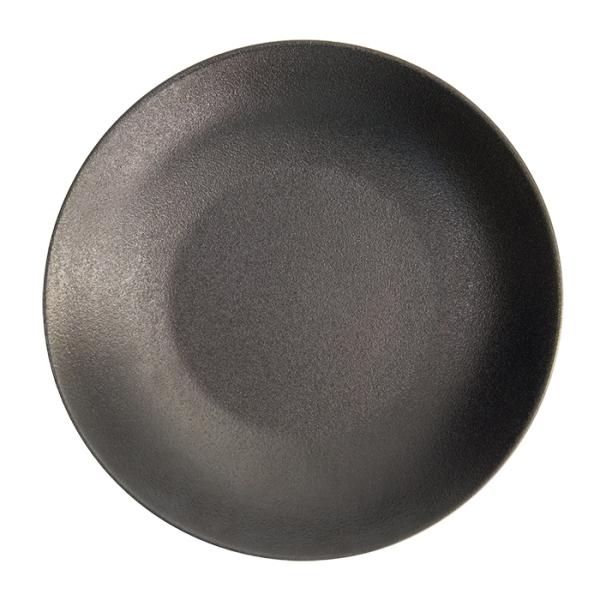 Ø25.2x4.7cm Yuzu Black Deep Rice Plate at g-HoReCa (picture 3 of 6)