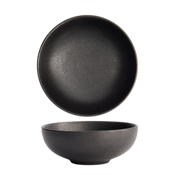 Yuzu Schwarz Runde Schale Ø 11.1x4.4cm 180ml Schale bei g-HoReCa (Bild 1 von 6)