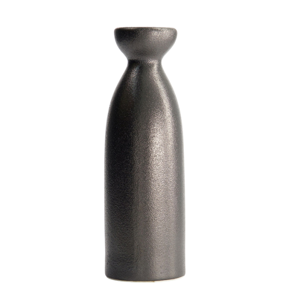 Sake-Flasche Yuzu Black, Steinzeug, 220 ml, Art.-Nr. 20397