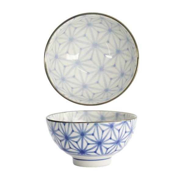 Tokyo Design Studio Rice Bowl Mixed Bowls Kristal, Porcelain, Ø 12 × 6.5 cm, 400 ml