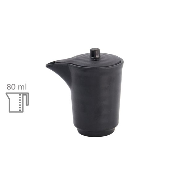Saucenspender Zen Schwarz, Melamin, 80 ml, Art.-Nr. 20701