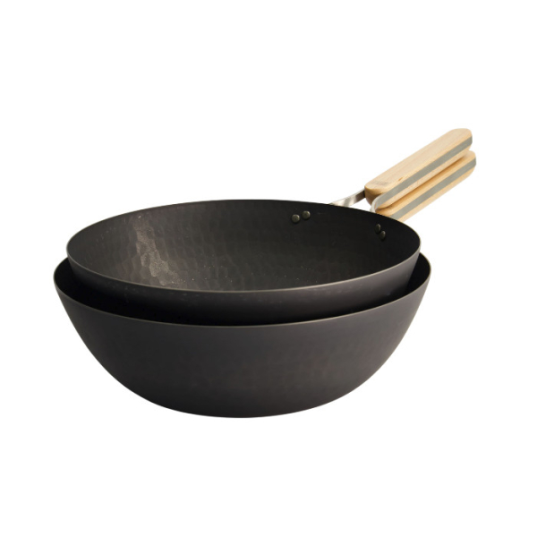 TDS, Küchen Wok-Pfanne Enzo, Ø 26 cm, aus Eisen, Art.-Nr. 20794