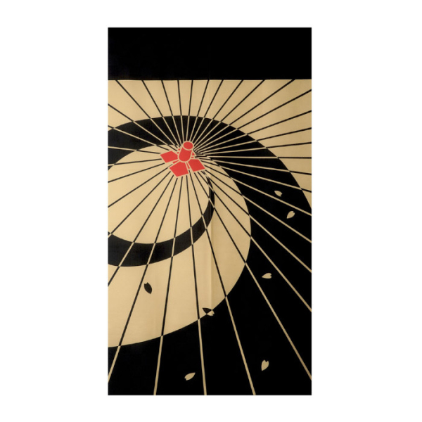 Goodwill Japanese Umbrella and Petals Noren (curtain for doors) at g-HoReCa