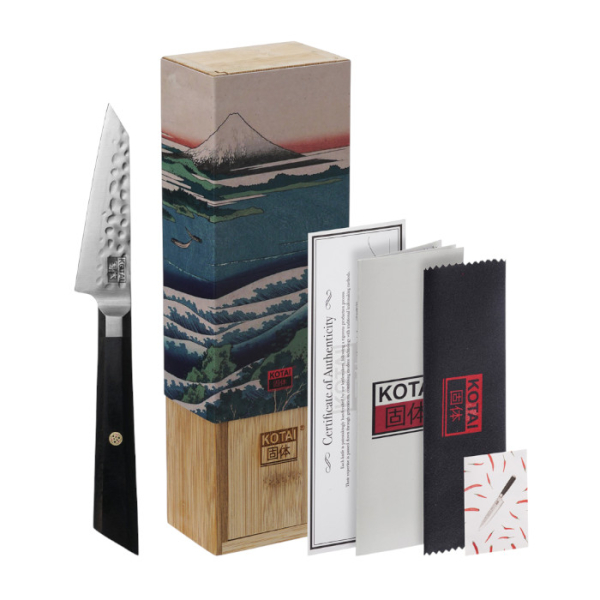 Kotai Bunka Paring Messer (Allzweckmesser) mit Bamboo-Box bei g-HoReCa