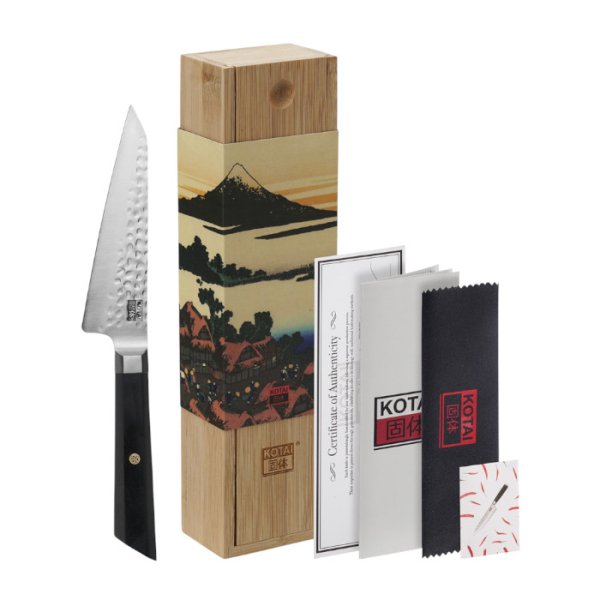 Kotai Petty Bunka Messer (Allzweckmesser) mit Bamboo-Box bei g-HoReCa