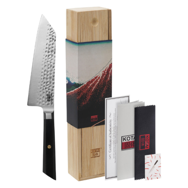 Kotai Santoku Bunka Messer (Allzweckmesser) mit Bamboo-Box bei g-HoReCa