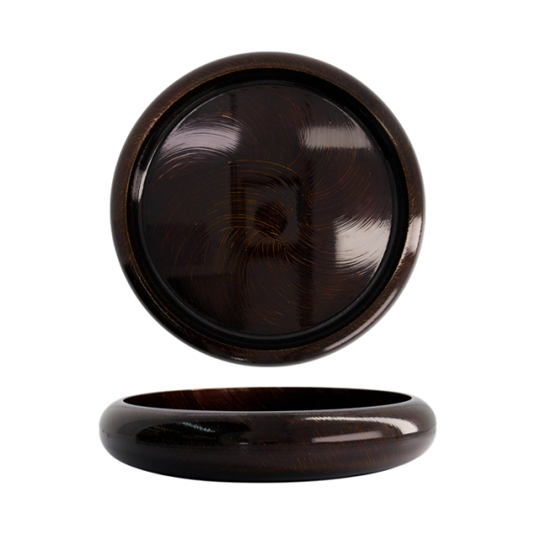 TDS, Sushi Oke, Outer 43.8x7.4cm Inner 37.6x5.2cm, Gold Wood - Item No. 20861