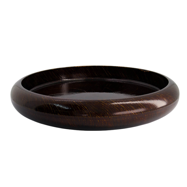 TDS, Sushi Oke, Outer 47.6x8cm Inner 40.9x5.4cm, Gold Wood - Item No. 20862