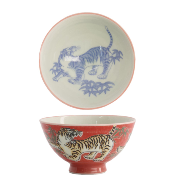 Kawaii-Tiger  Ø 11.5x6 cm Reis-Schale bei g-HoReCa (Bild 1 von 4)
