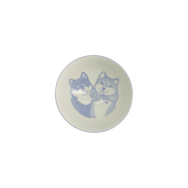 Reisschale Kawaii Shiba-Dog Blau, Porzellan, Ø 14,5 × 6,5 cm, 500 ml, Art.-Nr. 20989