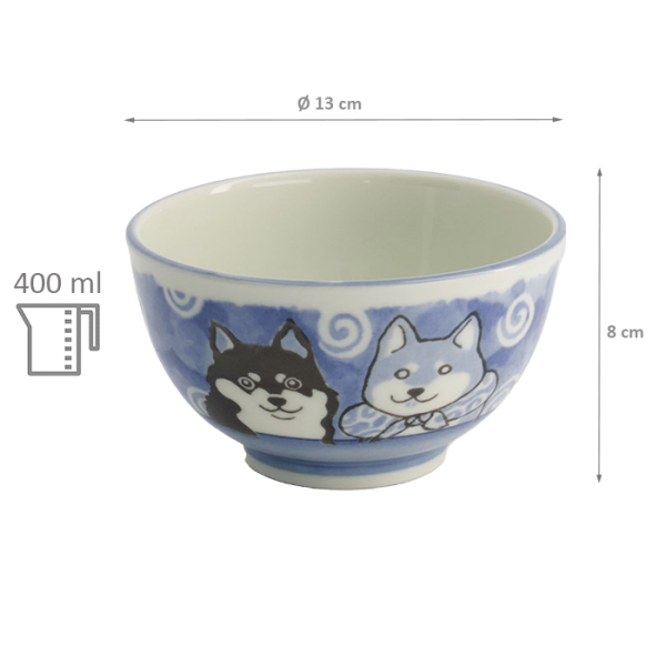 Kawaii Shiba-Dog Reis Schale bei g-HoReCa (Bild 5 von 5)