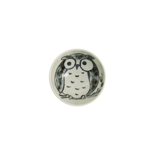 Rice Bowl Kawaii Owl Blue, Porcelain, Ø 13 × 8 cm, 400 ml, Item No. 20991