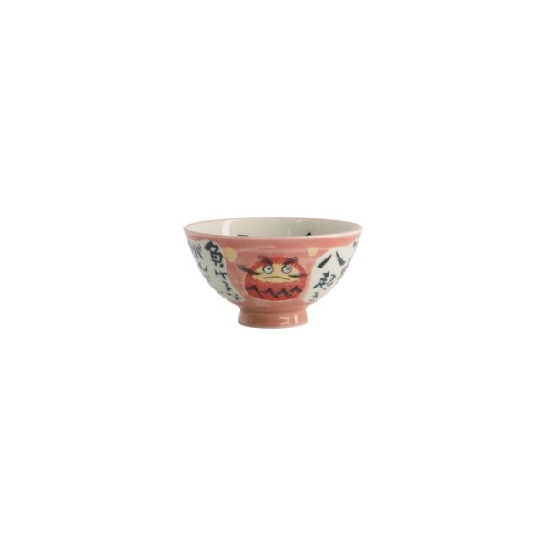Rice Bowl Kawaii Daruma Pink, Porcelain, Ø 11.5 × 6 cm, 300 ml, Item No. 21007