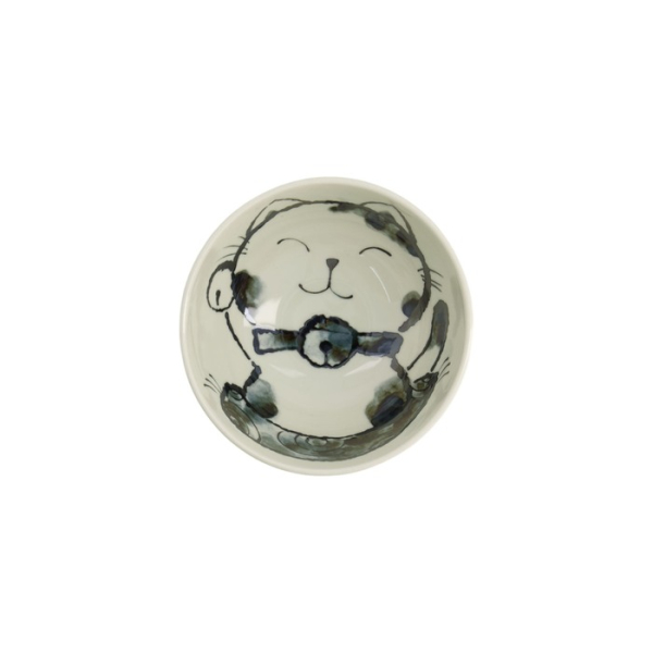 Reisschale Kawaii Cat Blau, Porzellan, Ø 16 × 8 cm, 600 ml, Art.-Nr. 21027
