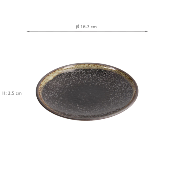 Plate Yuteki Kosui Black at g-HoReCa (picture 3 of 3)