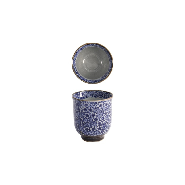 Tokyo Design Studio Teebecher Sometsuke Blau/Weiß, Porzellan, Ø 7,5 × 8,3 cm, 200 ml