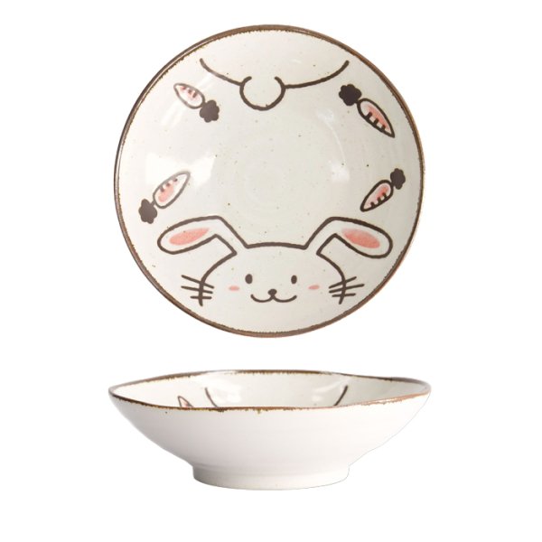 Kawaii Rabbit Usagi Shallow Bowl  Bowl at g-HoReCa (picture 1 of 5)