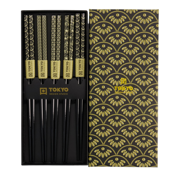 Black Gold Chopstick Set at g-HoReCa (picture 2 of 4)