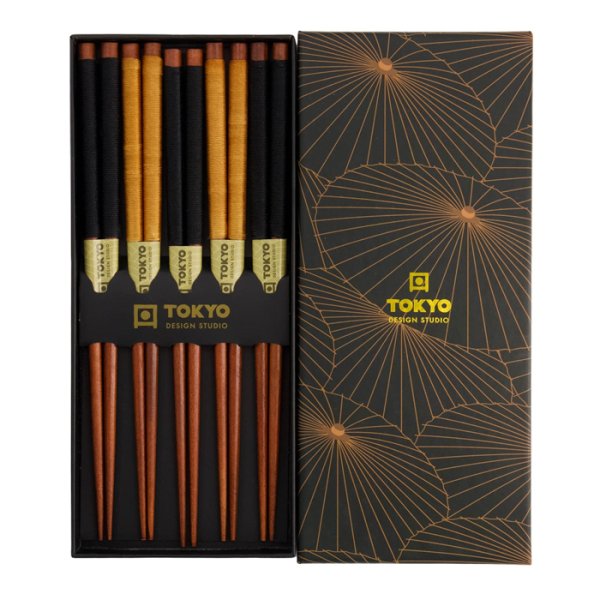 Gold Umbrella Chopstick Set at g-HoReCa (picture 2 of 4)