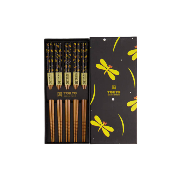 Yellow Dragonfly Chopstick Set at g-HoReCa (picture 2 of 5)