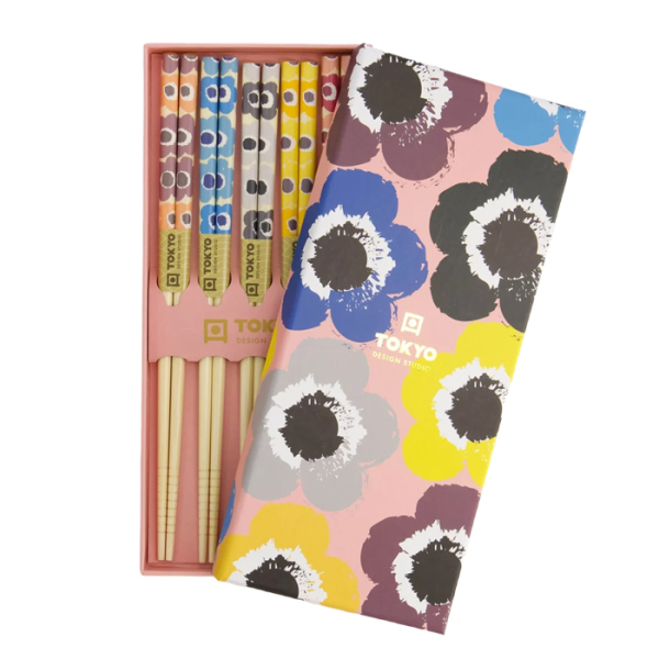 Pinke Blumen Chopstick Set at g-HoReCa (picture 1 of 4)