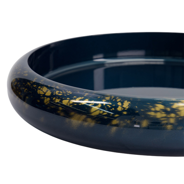 TDS, Sushi Oke, Marble, Außen 43,8 x 7,4 cm, Innen 37,6 x 5,2cm, Blau/Gold - Art Nr. 21402
