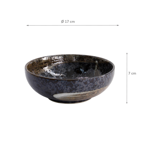 Arahake,Bk/Br Ø 17x7cm -Item no. 21433 Bowl at g-HoReCa (picture 5 of 5)