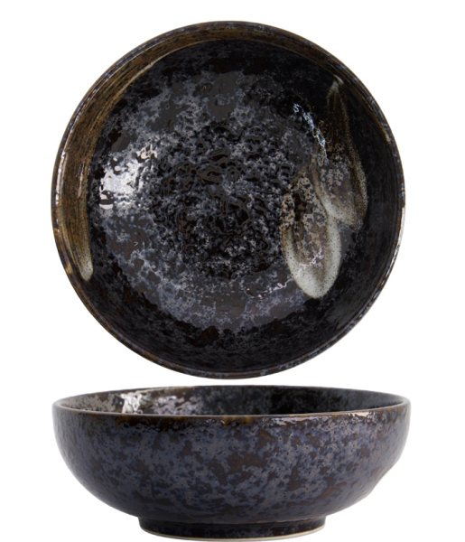 Arahake,Bk/Br Ø 17x7cm -Item no. 21433 Bowl at g-HoReCa (picture 1 of 5)