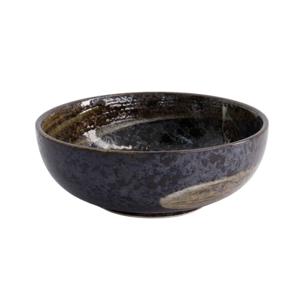 Arahake,Bk/Br Ø 19.5x7cm -Item no. 21434 Tayo-Bowl at g-HoReCa (picture 2 of 5)