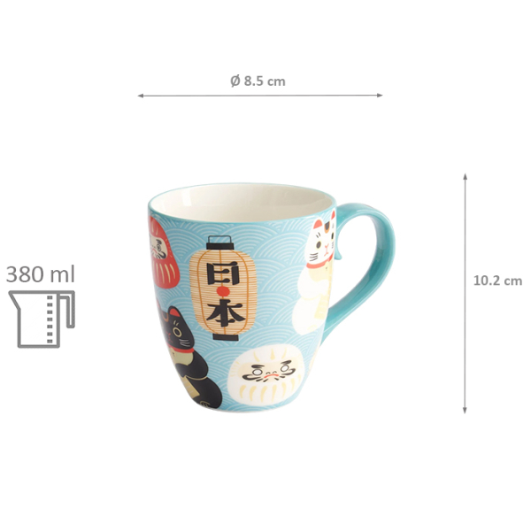 TDS, Kawaii Japan Tasse mit Geschenkbox, Ø 8.5x10.2cm, 380 ml, Art.-Nr. 21529