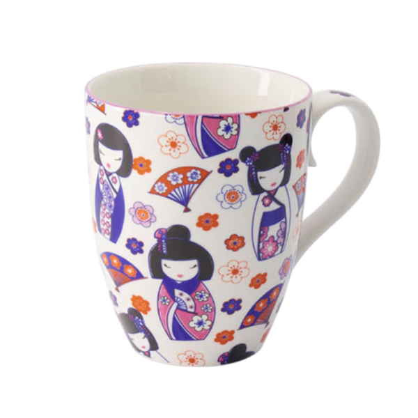 Ø 8.5x10.2cm Kawaii Kokeshi Tasse mit Geschenkbox bei g-HoReCa (Bild 3 von 5)