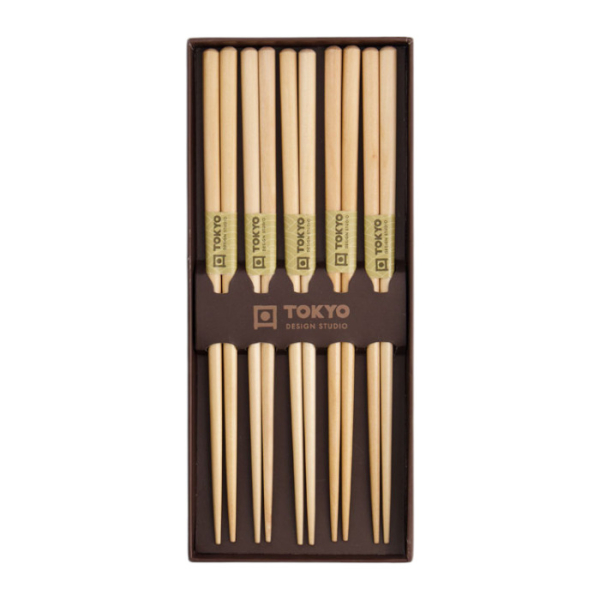 Wooden Brown Chopstick Set at g-HoReCa (picture 4 of 5)