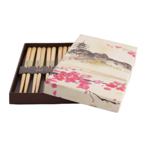 Wooden Brown Chopstick Set at g-HoReCa (picture 5 of 5)