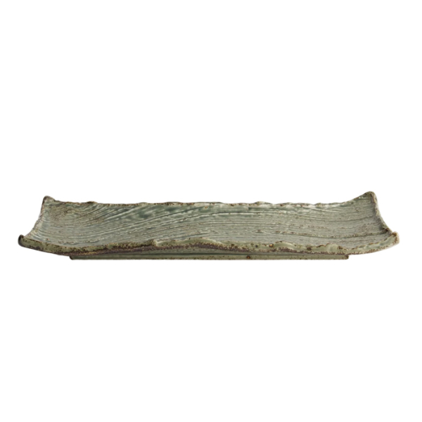 31x12.5x3cm  Large Plate Wabi Uguisu at g-HoReCa (picture 2 of 7)