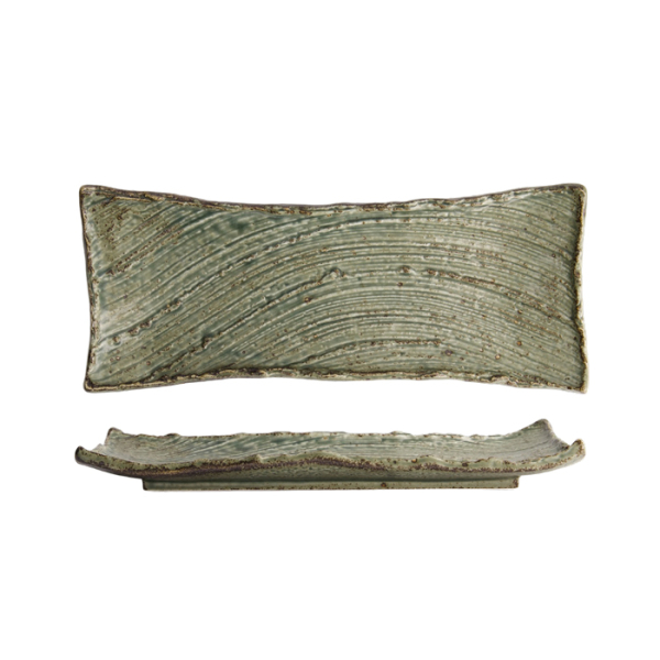 31x12.5x3cm  Large Plate Wabi Uguisu at g-HoReCa (picture 1 of 7)