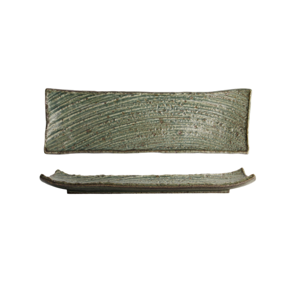41x13x3cm Großer Teller Wabi Uguisu bei g-HoReCa (Bild 1 von 6)