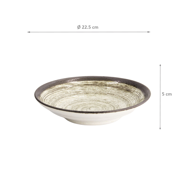 Black/White Asashio Rim Bowl at g-HoReCa (picture 6 of 6)