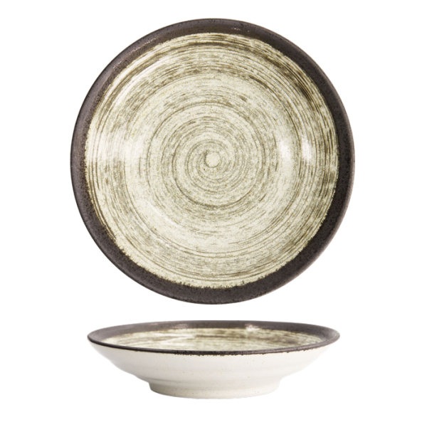 Black/White Asashio Rim Bowl at g-HoReCa (picture 1 of 6)
