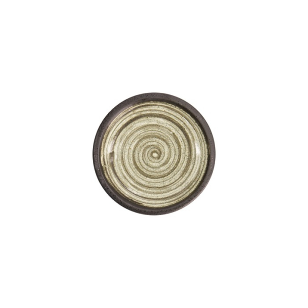 Plate Asashio Black/White, Stoneware, Ø 14 × 2.2 cm, Item No. 21640