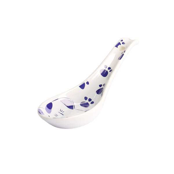 13.8x4.8cm - Item No. - 21672 Kawaii Blue Maneko Spoon at g-HoReCa (picture 1 of 4)