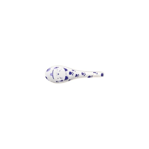 Suppenlöffel Kawaii Maneko Blau (Blau/Weiß), Porzellan, 13,8 cm, Art.-Nr. 21672