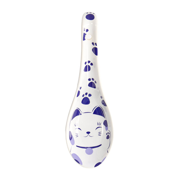 13.8x4.8cm - Item No. - 21672 Kawaii Blue Maneko Spoon at g-HoReCa (picture 2 of 4)