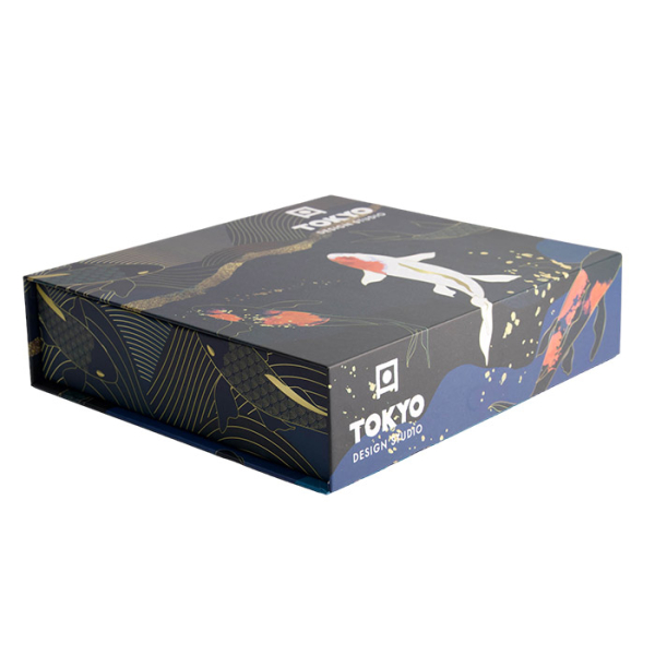 4 w/Chopsticks Blue Kawaii Koi Sushi Plate Giftset Set at g-HoReCa (picture 5 of 6)