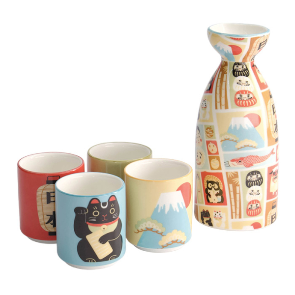TDS, Kawaii Japan Sake Set, 1:4 120/50 ml, Art.-Nr. 21681