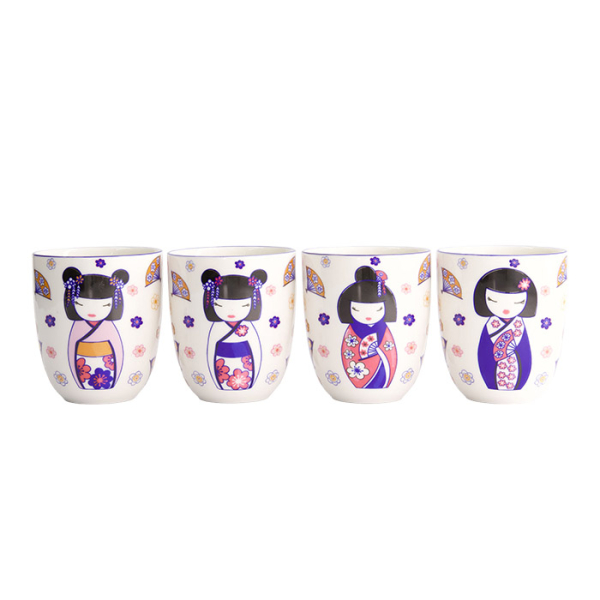 Ø 7x8cm Kawaii Maiko Tassen-Geschenkset  4Stk bei g-HoReCa (Bild 2 von 4)