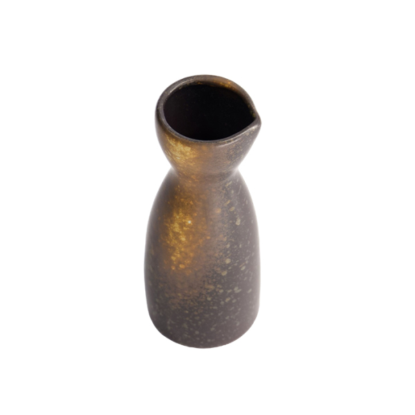 13,5cm 150ml Edo Brown Sake Flasche bei g-HoReCa (Bild 2 von 5)