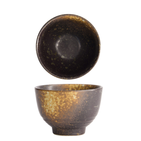 9x6.5cm 225ml Edo Brown Tea cup at g-HoReCa (picture 1 of 7)